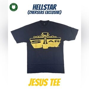Hellstar Overseas Exclusive Navy Jesus Tee XXL